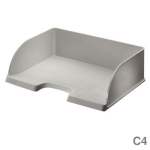Leitz Briefkorb C4 "Plus Jumbo", quer grau 363 x 273 x 103 mm