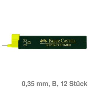 Faber-Castell Feinminen "Super-Polymer" 0,35 mm B 12St.