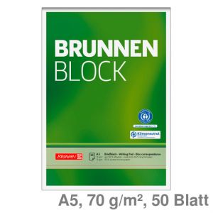 Brunnen Briefblock A5 