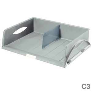 Leitz Briefkorb C3 "Sorty Jumbo" grau 507 x 380 x 127 mm