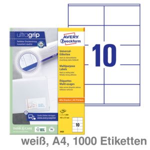 Avery Zweckform Universal-Etiketten A4 
