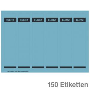Leitz Ordner-Rückenschilder blau 39 x 191 mm 150Et.