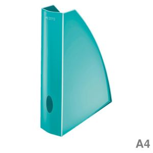 Leitz Stehsammler A4 "WOW" eisblau-metallic