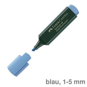 Faber-Castell Textmarker "Textliner 48" blau 1-5 mm