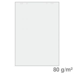 Flipchartblock weiß blanko 80g/m² 20Bl.