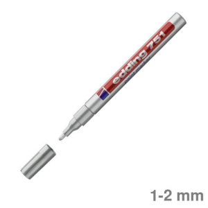 Edding Lackmarker 751 silber 1-2 mm