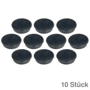Franken Haftmagnete schwarz Ø32mm 800g 10St.