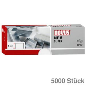 Novus Heftklammern NE8 verzinkt 5.000St.