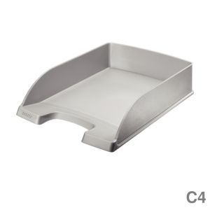Leitz Briefkorb C4 "Plus" silber 255 x 360 x 70 mm