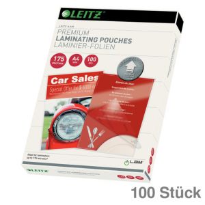 Leitz Laminierfolien "iLAM UDT" A4 glasklar 175 my 100St.