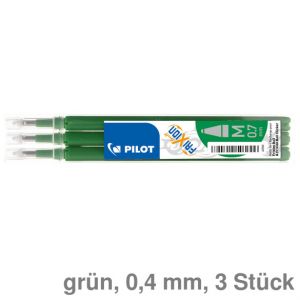 Pilot Tintenroller-Mine "FriXion Ball" grün 0,4 mm 3St.