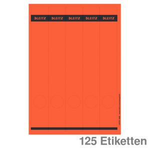 Leitz Ordner-Rückenschilder rot 39 x 285 mm 125Et.