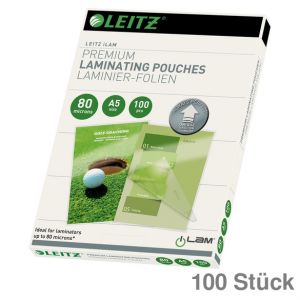 Leitz Laminierfolien glänzend 80 my 100St.