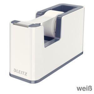 Leitz Tischabroller "WOW Duo Colour" weiß bis 19 mm x 33 m