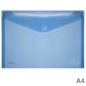 Foldersys Dokumententasche A4 quer blau 235 x 335 mm