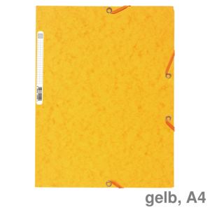 Exacompta Eckspannermappe A4 gelb