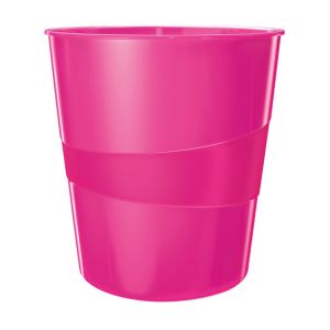Leitz Papierkorb "WOW" pink 15 Liter