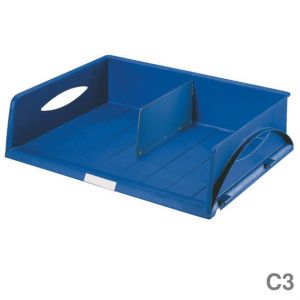 Leitz Briefkorb C3 "Sorty Jumbo" quer blau 507 x 380 x 127 mm