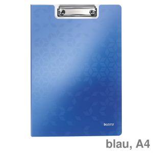 Leitz Klemmmappe A4 "WOW" blau-metallic
