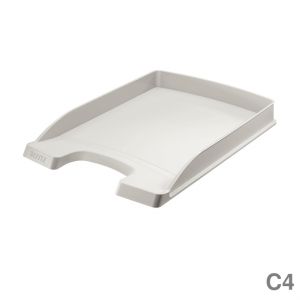 Leitz Briefkorb C4 "Plus", flach grau 255 x 360 x 37 mm