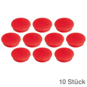Franken Haftmagnete rot Ø32mm 800g 10St.