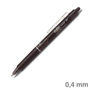 Pilot Tintenroller "FriXion Ball Clicker" schwarz 0,4 mm