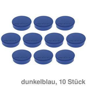 Magnetoplan Magnet Discofix Hobby Ø24mm dunkelblau 10St.