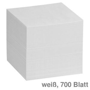 Zettelbox-Nachfüllpackung weiß 90 x 90 mm 700Bl.
