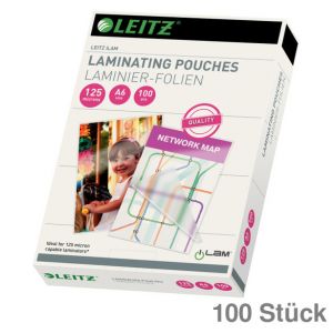 Leitz Laminierfolien "iLAM" A6 glasklar 125 my 100St.