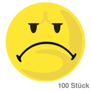 Franken Wertungssymbole negativ gelb Ø9,5cm 100St.