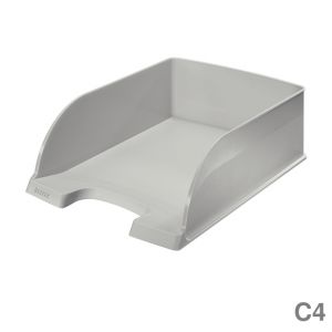 Leitz Briefkorb C4 "Jumbo" grau 255 x 360 x 103 mm