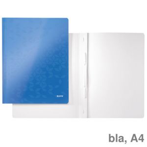 Leitz Sichthefter A4 "WOW" blau-metallic