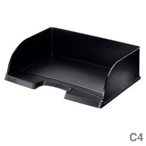Leitz Briefkorb C4 "Plus Jumbo", quer schwarz 363 x 273 x 103 mm